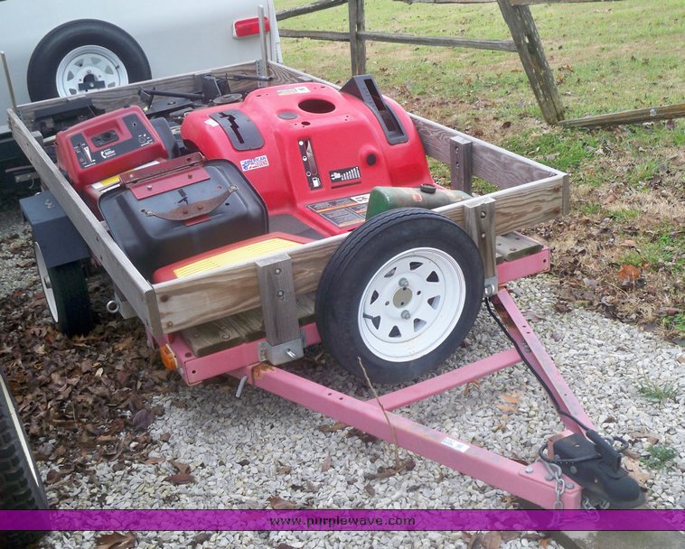 image for item 5192 Two wheel utility trailer