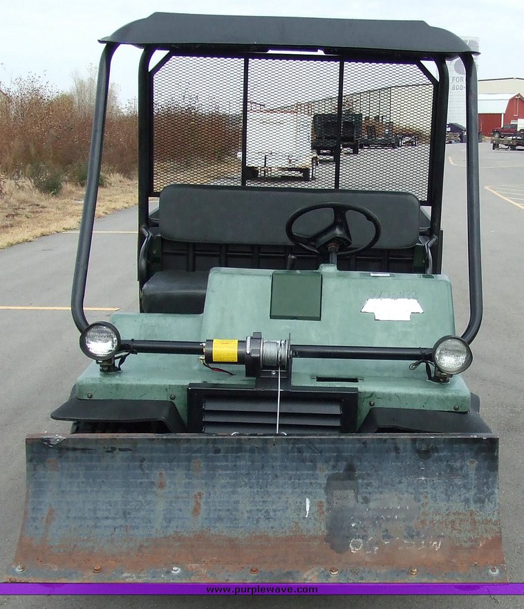 image for item 6522 Kawasaki Mule 2510 with blade and hoist