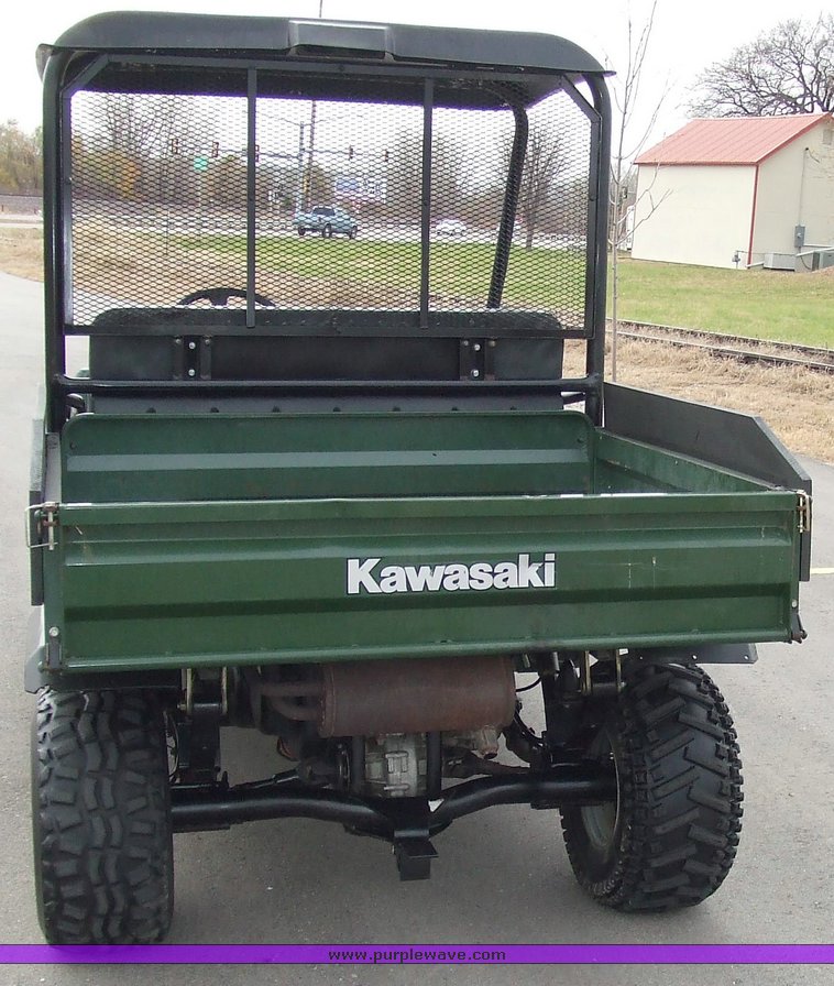 image for item 6522 Kawasaki Mule 2510 with blade and hoist