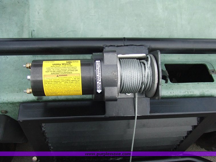 image for item 6522 Kawasaki Mule 2510 with blade and hoist