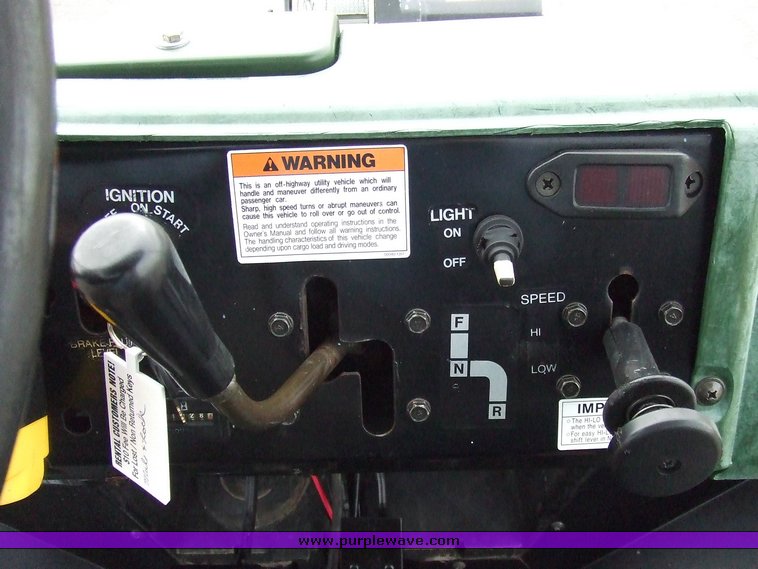 image for item 6522 Kawasaki Mule 2510 with blade and hoist