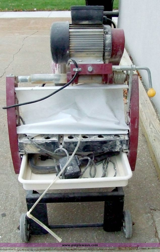 image for item 6523 14" professional masonry saw with portable stand