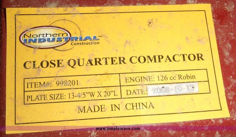 image for item 6525 Northern Industrial close quarter compactor