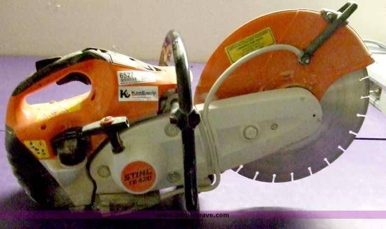 image for item 6527 Stihl TS420 concrete saw