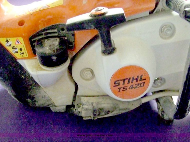image for item 6527 Stihl TS420 concrete saw