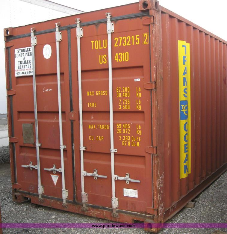 image for item 6568 40' storage container