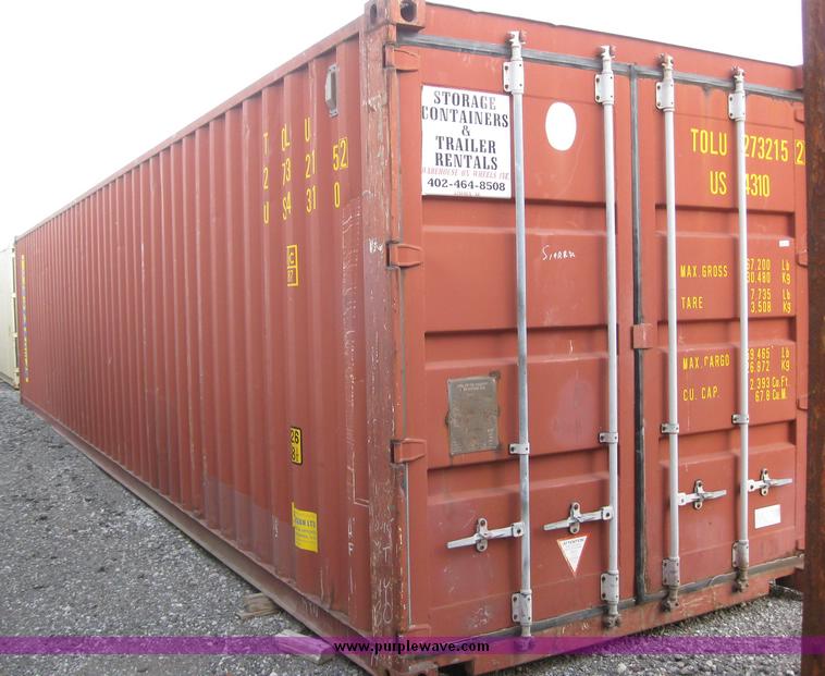 image for item 6568 40' storage container