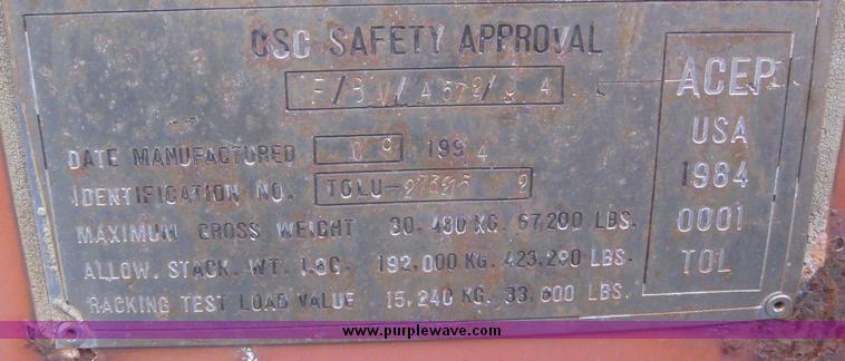 image for item 6568 40' storage container