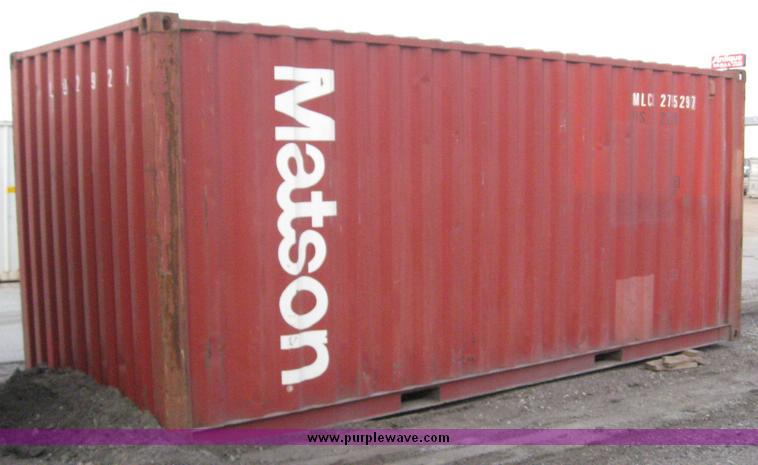 image for item 6569 20' storage container