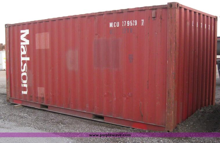 image for item 6569 20' storage container