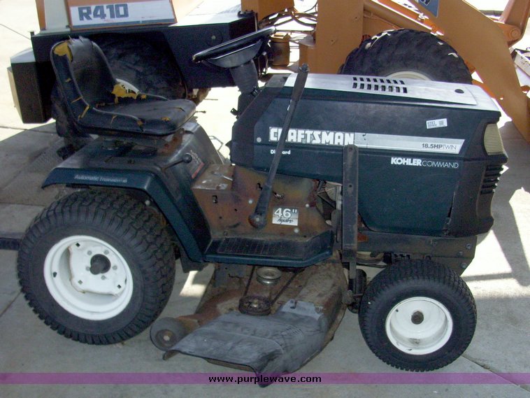 image for item 6593 Craftsman lawn mower with attachments