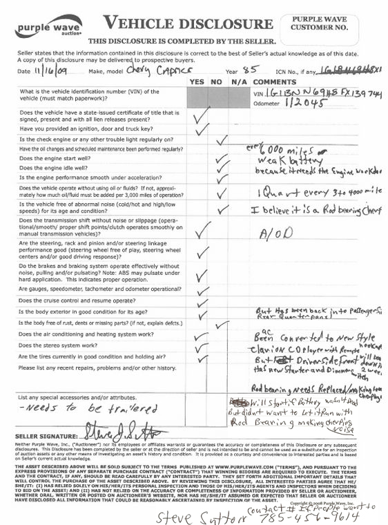 image for item 8385 1985 Chevrolet Caprice Classic