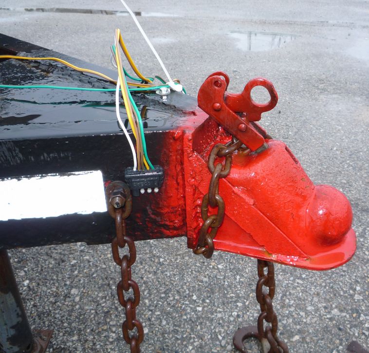 image for item 4259 16' x 7'7" shop built double axle trailer