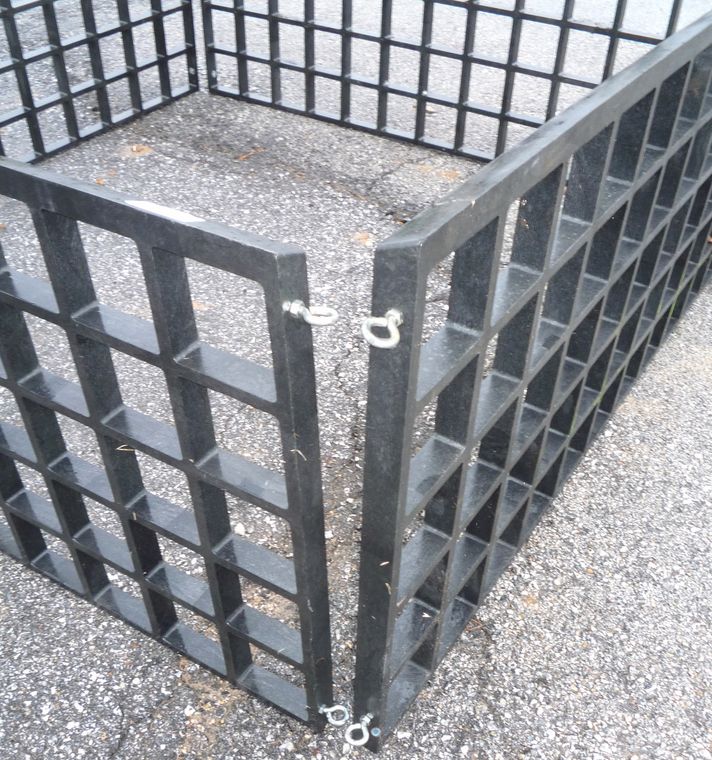image for item 4260 (2) 6' x 6' culvert inlet deflectors