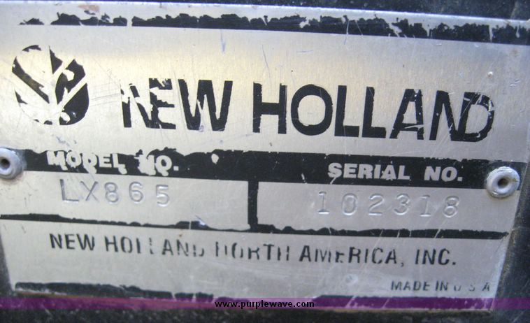 image for item 6602 1999 New Holland LX865 skid steer