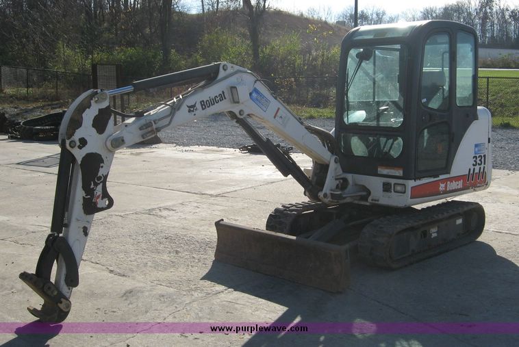 image for item 6603 2006 Bobcat 331 compact track excavator