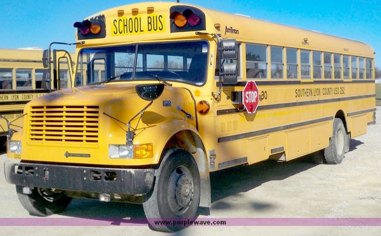 image for item 4190 1996 International 3800 65 passenger bus