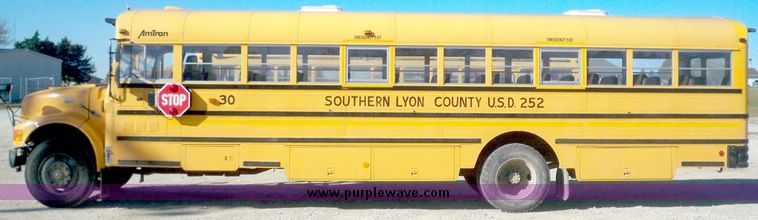 image for item 4190 1996 International 3800 65 passenger bus