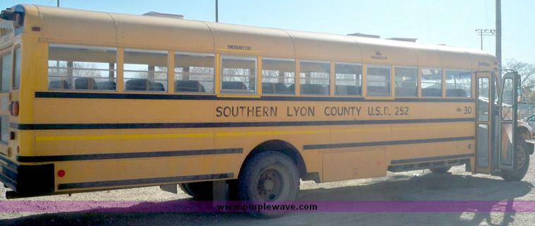 image for item 4190 1996 International 3800 65 passenger bus