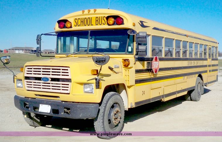 image for item 4191 1994 Ford B700 65 passenger bus