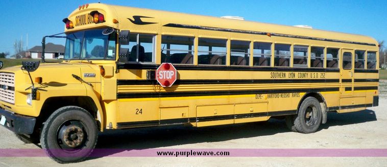 image for item 4191 1994 Ford B700 65 passenger bus