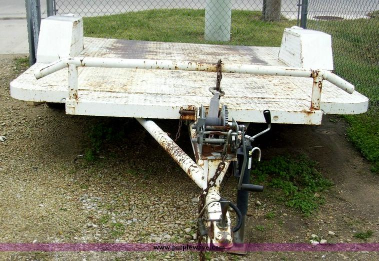 image for item 5061 15' single axle tipping utility trailer