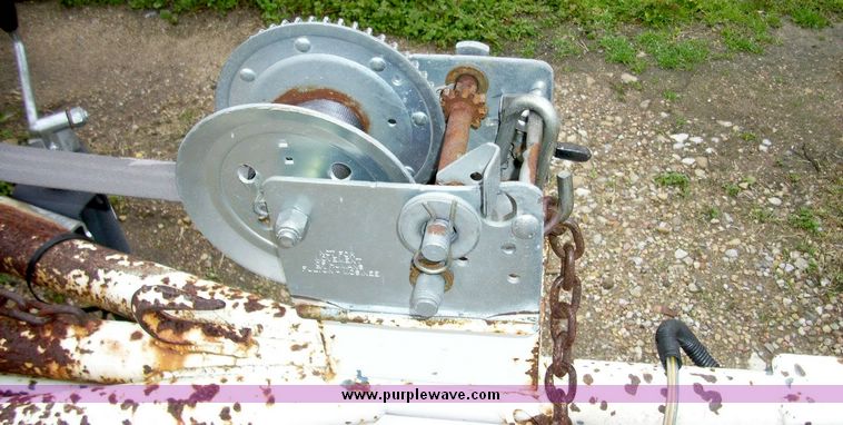 image for item 5061 15' single axle tipping utility trailer