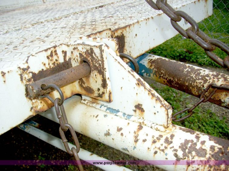 image for item 5061 15' single axle tipping utility trailer