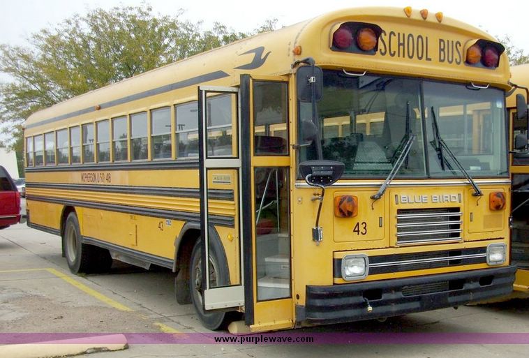 image for item 5062 1992 Blue Bird 71 capacity bus