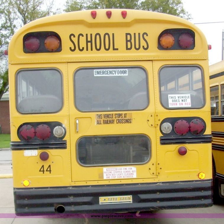 image for item 5063 1992 Blue Bird 71 person capacity bus