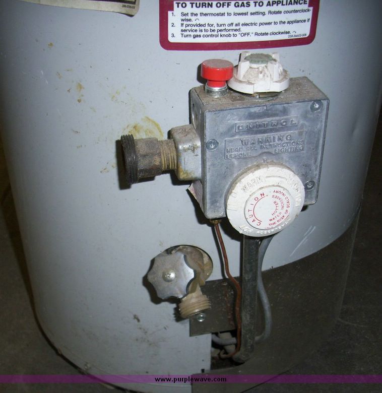 image for item 5096 Bradford White 30 gallon hot water tank