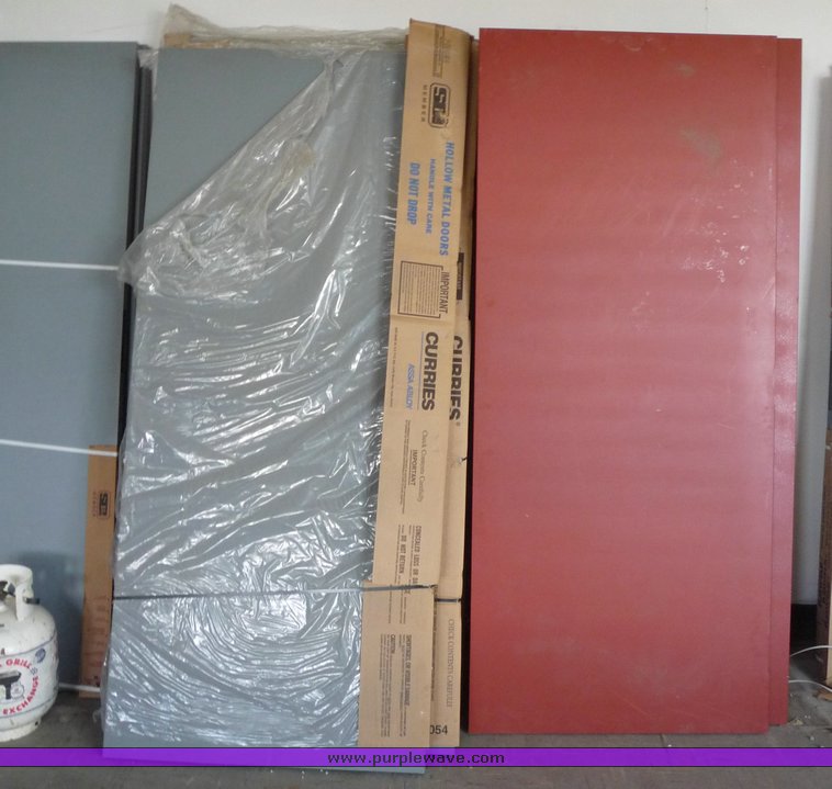 image for item 6479 (14) 35 3/4" metal hollow doors