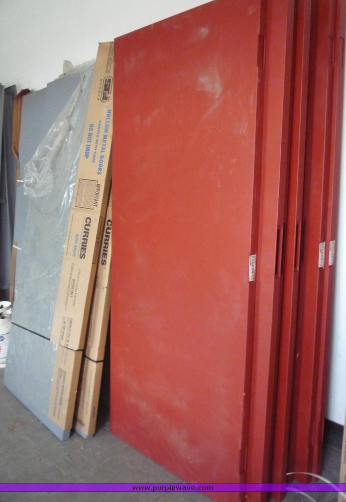 image for item 6479 (14) 35 3/4" metal hollow doors