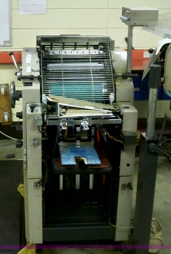 image for item 7392 Ryobi two color offset XL printing press