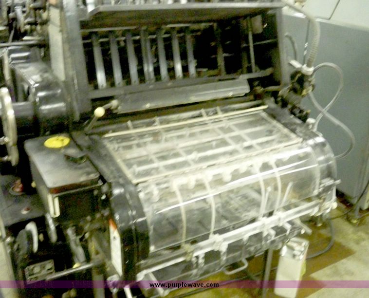 image for item 7462 Heidelberg KORD 62 single color offset printing press