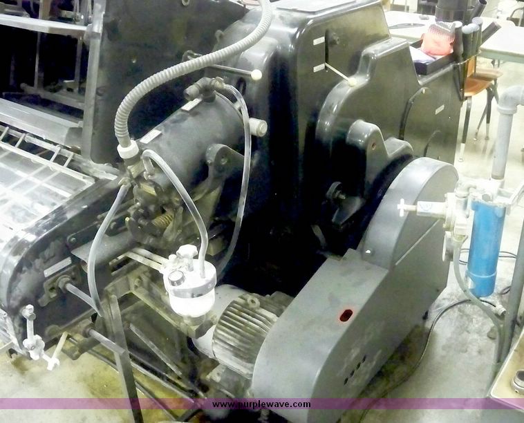 image for item 7462 Heidelberg KORD 62 single color offset printing press