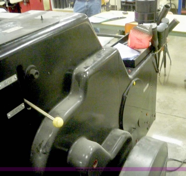 image for item 7462 Heidelberg KORD 62 single color offset printing press