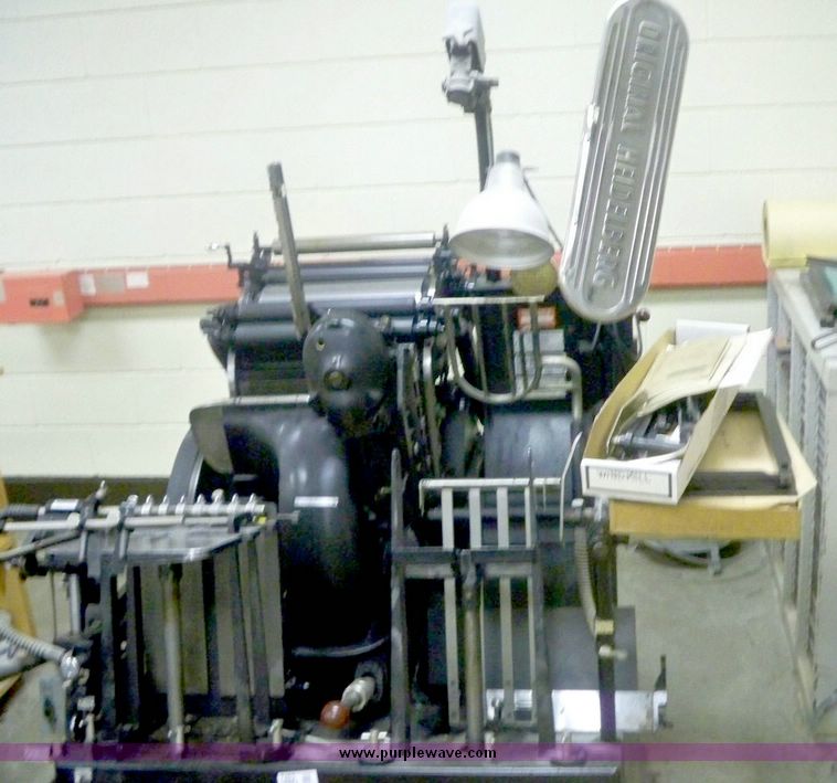 image for item 7463 Heidelberg Windmill printing press