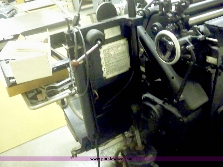 image for item 7463 Heidelberg Windmill printing press