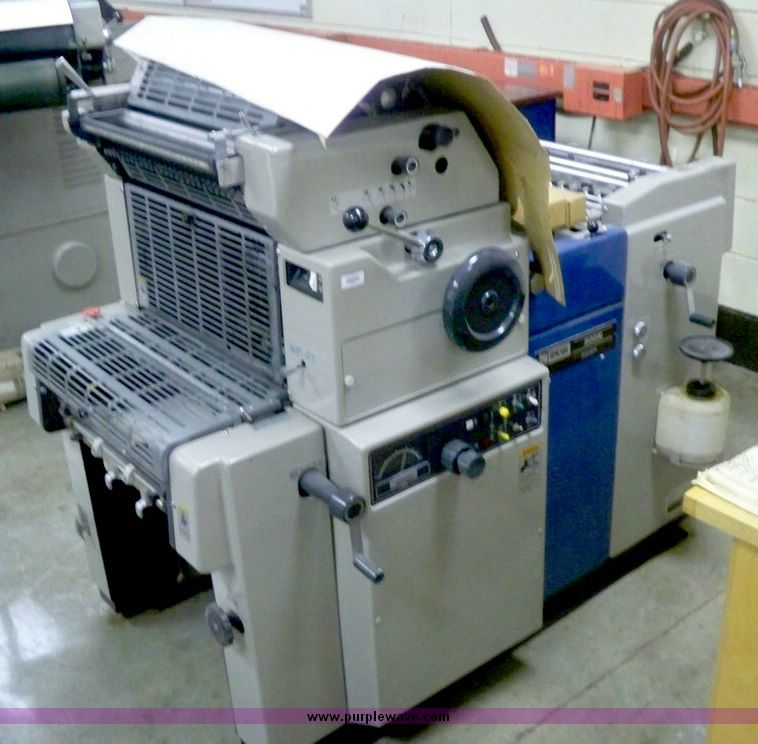 image for item 7465 Ryobi SOON single offset printing press