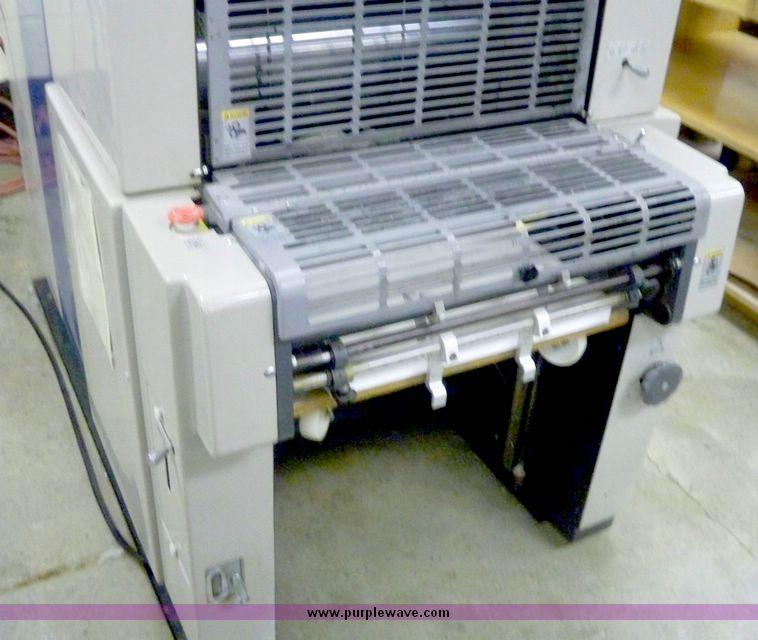 image for item 7465 Ryobi SOON single offset printing press