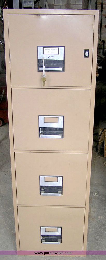 image for item 8387 (2) four drawer file cabinets
