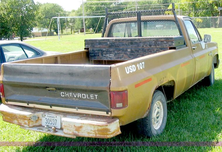 image for item 8812 1985 Chevrolet C10 pickup truck