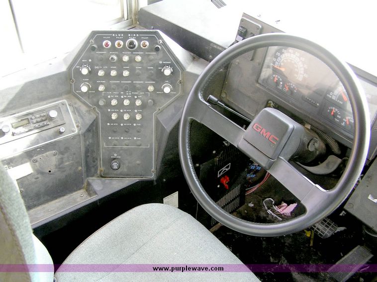 image for item 8815 1996 GMC B7T042 Blue Bird bus