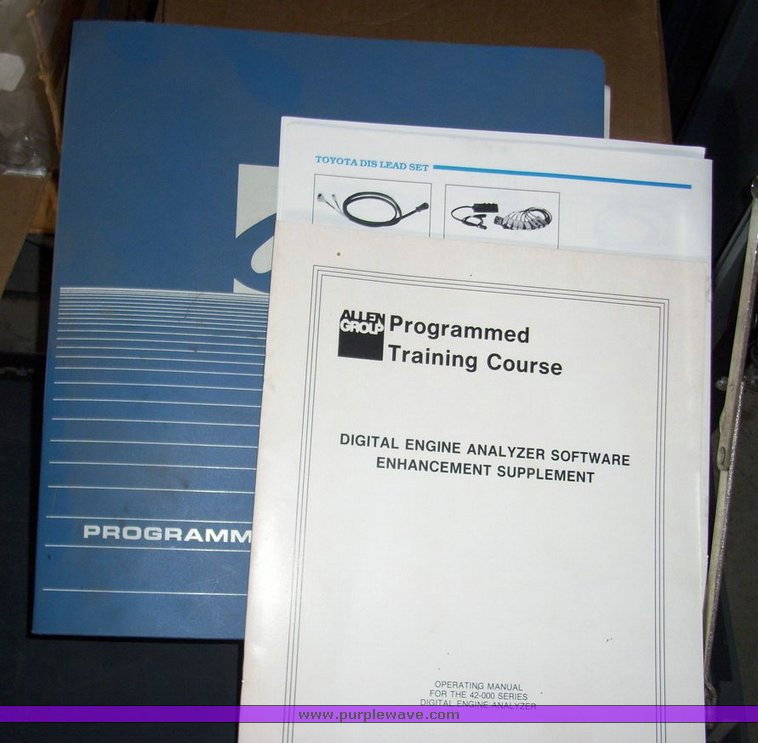 image for item 9083 Allen digital engine analyzer computer test center