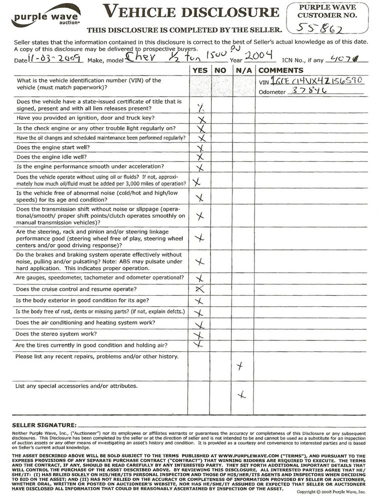 image for item 4071 2004 Chevrolet C1500 Silverado