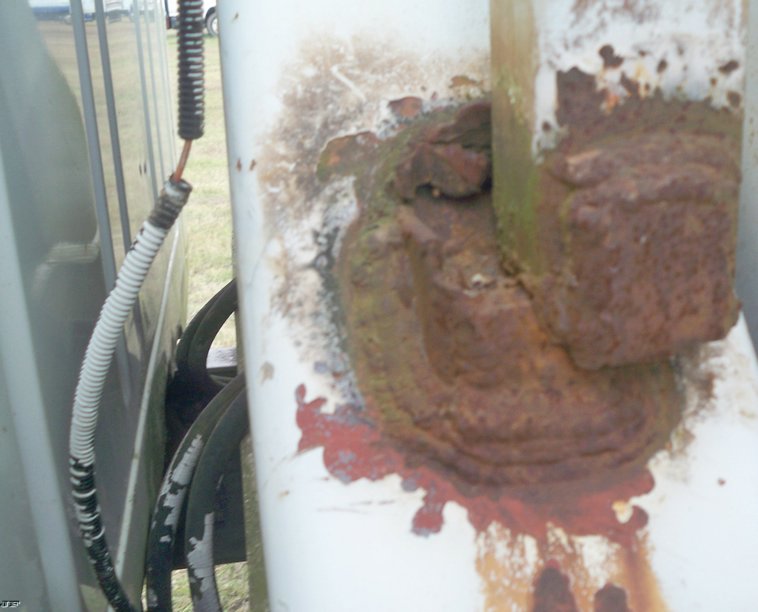 image for item 5180 1994 International 4900 crew cab bucket truck