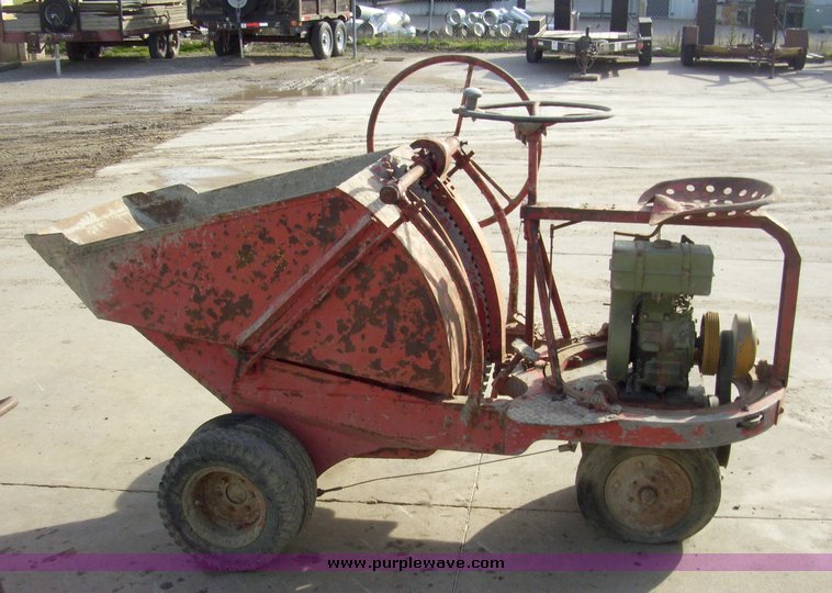 image for item 4103 Whiteman concrete power buggy