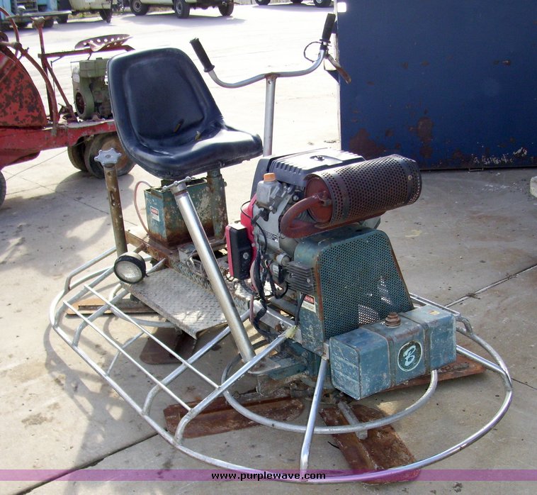 image for item 4106 Bartell BTR88 double riding trowel