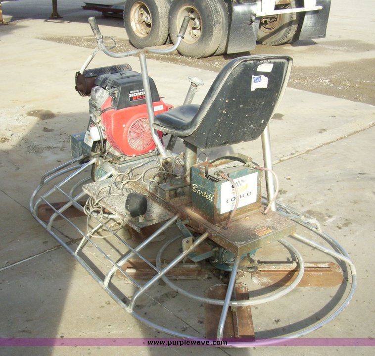 image for item 4106 Bartell BTR88 double riding trowel